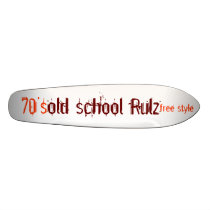 velha escola Rulz, estilo livre, os anos 70 skates by jenniekurono velha escola Rulz, estilo livre, os anos 70 skates