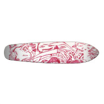 old school skateboard red art mental patient by nikole505 old school skateboard red art mental patient