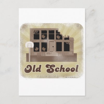 Old School Style Postcards by Retrofort