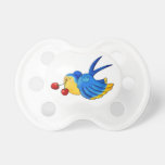 Old School Swallow with Cherry Baby Pacifiers