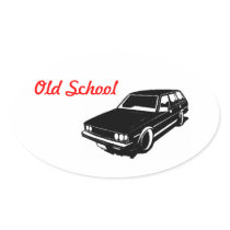 Old School Te72 Toyota Corolla Oval Sticker