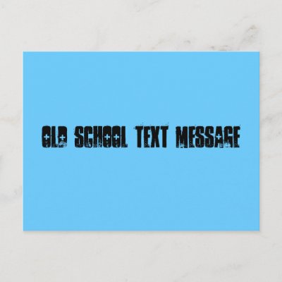 old school text