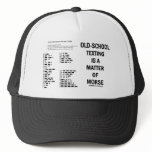 Old-School Texting Is A Matter Of Morse Mesh Hats
