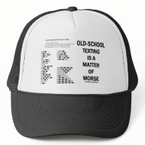 Old-School Texting Is A Matter Of Morse Mesh Hats