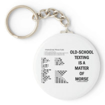 Old-School Texting Is A Matter Of Morse Keychain