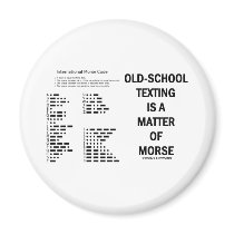 Old-School Texting Is A Matter Of Morse Magnets