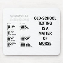 Old-School Texting Is A Matter Of Morse Mouse Pads