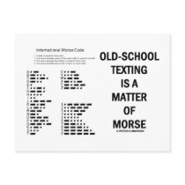 Old-School Texting Is A Matter Of Morse Postcards