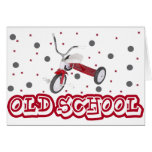old school tricycle card