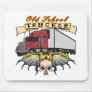 Old School Truck Driver Mouse Pad