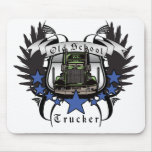 Old School Trucker Mouse Mat