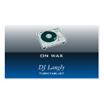 Old School Turntable Business Card