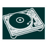 Old School Turntable Postcards