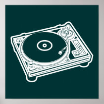 Old School Turntable posters