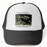old school typewriter cap trucker hat