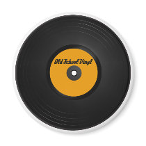 Old School Vinyl fridge magnet