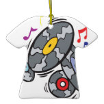 old school vinyl records christmas ornaments