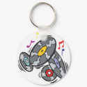 old school vinyl records keychains