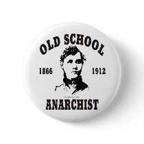 Old School -- Voltairine de Cleyre Pinback Button