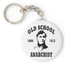 Old School -- Voltairine de Cleyre Key Chain