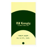 Old School Wax Business Card Template