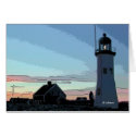 Old Scituate Lighthouse--invitation cards