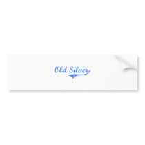 Old Silver Massachusetts Classic Design Bumper Stickers