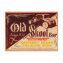 old skool beer postcard
