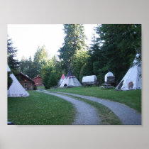 Old Skool Camp Out Posters
