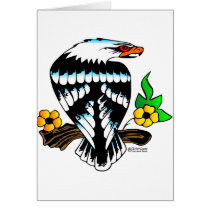 Old Skool Eagle Tattoo cards
