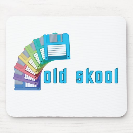 Old Skool Floppy Disks Mouse Pads