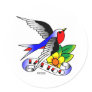 Old Skool Swallow Tattoo Sticker
