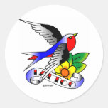 Old Skool Swallow Tattoo Sticker