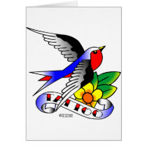 Old Skool Tattoo Swallow Cards