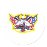 Old Skool Tattoo WW2 Navy Eagle & Ship stickers