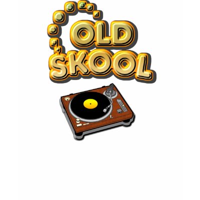 Old Skool Turntable Tshirts by CrazyClara