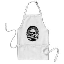 Old skull apron