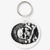 Old skull kaychain keychains