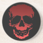 Old Skull red Coaster
