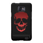 Old Skull red Samsung Galaxy Cases