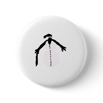 old snowman buttons