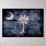 Old South Carolina Flag; Poster