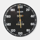 old speedometer gauge from a vintage race car magnets