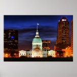Old St. Louis Courthouse Closeup Poster