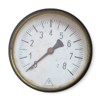 Old Steam Engine Pressure Meter Dial Fridge Magnet by BestValueShop Old Steam Engine Pressure Meter Dial Fridge Magnet
