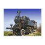 old steam locomotive post card