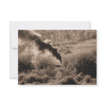 Old Steamengine train (I love old trains) Personalized Invite