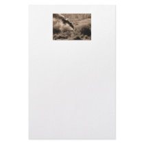 Old Steamengine train (I love old trains) Stationery Design