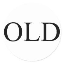 Old Round Stickers