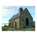 Old Stone Church at Lake Tekapo posters
